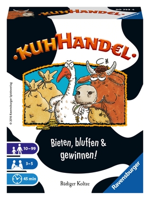 Kuhhandel - Bieten, bluffen & gewinnen!. Ravensburger Spieleverlag, 2016.