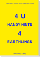 4U Handy Hints 4 Earthlings
