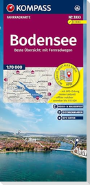 KOMPASS Fahrradkarte 3333 Bodensee 1:70.000