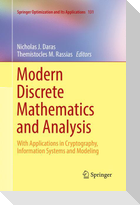 Modern Discrete Mathematics and Analysis