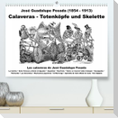 Calaveras - Totenköpfe und Skelette (Premium, hochwertiger DIN A2 Wandkalender 2023, Kunstdruck in Hochglanz)