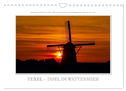 Emotionale Momente: Texel - Insel im Wattenmeer. (Wandkalender 2024 DIN A4 quer), CALVENDO Monatskalender