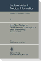 Long-Term Studies on Side-Effects of Contraception ¿ State and Planning