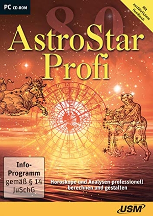 AstroStar Profi 8.0 - Die professionelle Astrologie-Software. United Soft Media, 2018.