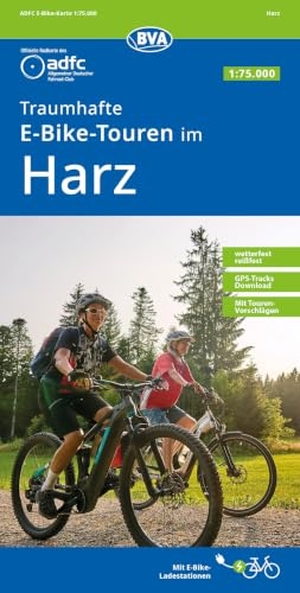 BVA ADFC Regionalkarte Traumhafte E-Bike-Touren im Harz 1:75.000 - mit Tagestourenvorschlägen, reiß- und wetterfest, GPS-Tracks Download,. KOMPASS Freytag & Berndt, 2026.