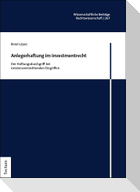 Anlegerhaftung im Investmentrecht