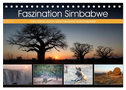 Faszination Simbabwe (Tischkalender 2024 DIN A5 quer), CALVENDO Monatskalender