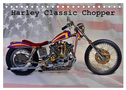 Harley Classic Chopper (Tischkalender 2024 DIN A5 quer), CALVENDO Monatskalender