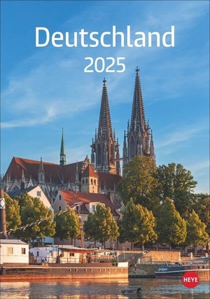 Deutschland Kalender 2025 - Die schönsten Aussichten Deutschlands in einem Kalender mit viel Platz für Eintragungen. Hochwertiger Fotokalender mit Monatskalendarium.. Heye, 2024.