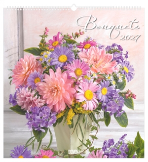 Neumann Verlage GmbH & Co KG (Hrsg.). Bouquets 2027 - Wandkalender 45x48 cm mit 12 bezaubernden Blumenbouquets und sprachneutralem Kalendarium. Neumann Verlage GmbH & Co, 2026.