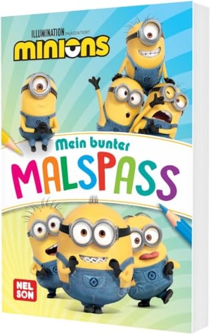 Minions: Mein bunter Malspaß - Mehr als 60 Ausmalbilder von den Minions für unterwegs ab 4 Jahren. Nelson Verlag, 2026.