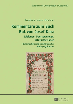Lederer-Brüchner, Ingeborg. Kommentare zum Buch Rut von Josef Kara - Editionen, Übersetzungen, Interpretationen ¿ Kontextualisierung mittelalterlicher Auslegungsliteratur. Peter Lang, 2017.