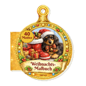 TRÖTSCH - Malbuch Weihnachts-Malbuch Kugelform| Ab 3 Jahren