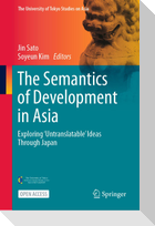 The Semantics of Development in Asia