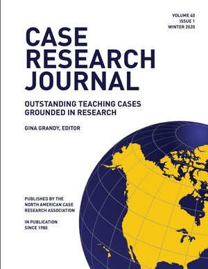 Grandy, Gina (Hrsg.). Case Research Journal, 40(1) - : Outstanding Teaching Cases Grounded in Research. North American Case Research Association, Inc, 2020.
