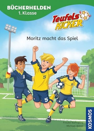 Nahrgang, Frauke. Teufelskicker, Bücherhelden 1. Klasse, Moritz macht das Spiel - Leicht lesen lernen - Kinderbuch für Erstleser ab 6 Jahren - Spannende Fußballabenteuer mit den Teufelskickern. Franckh-Kosmos, 2025.