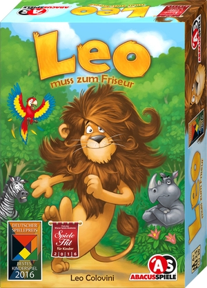 Colovini, Leo. Leo muss zum Friseur. Abacusspiele GmbH, 2016.
