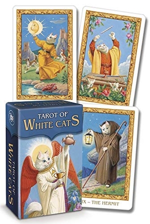 Alligo, Pietro / Baraldi, Severino et al. Tarot of White Cats Mini. Llewellyn Worldwide, Ltd., 2020.