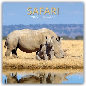 Gifted, The. Safari 2027 - 16-Monatskalender - Original The Gifted Stationery Co. Ltd [Mehrsprachig] [Kalender]. Browntrout Verlags GmbH, 2026.