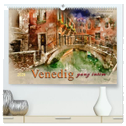 Venedig - ganz intim (hochwertiger Premium Wandkalender 2024 DIN A2 quer), Kunstdruck in Hochglanz