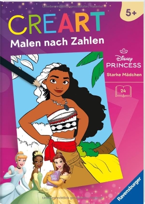 CreArt Malen nach Zahlen ab 5 Disney Prinzessinnen - Starke Mädchen. Ravensburger Verlag, 2026.