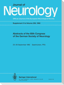 Abstracts of the 65th congress of the German Society of Neurology