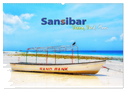 Sansibar - Sonne, Sand, Meer (Wandkalender 2024 DIN A2 quer), CALVENDO Monatskalender
