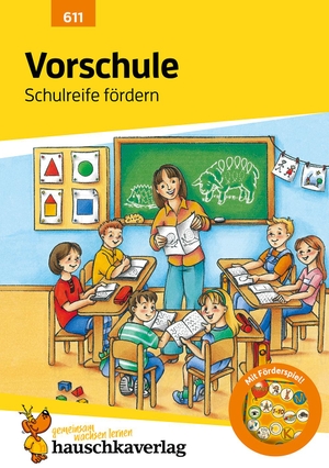 Hauschka-Bohmann, Ingrid. Vorschule: Schulreife fördern - Übungsprogramm für die Vorschule und die 1. Klasse mit herausnehmbarem Lösungsteil, Förderspiel und Anlauttabelle. Hauschka Verlag GmbH, 2016.