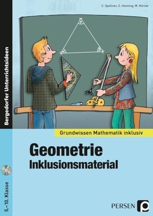 Spellner, Cathrin / Henning, C. et al. Geometrie - Inklusionsmaterial (5. bis 10. Klasse). Persen Verlag i.d. AAP, 2016.