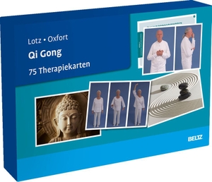 Lotz, Norbert / Christina Oxfort. Qi Gong - 75 Therapiekarten mit 32-seitigem Booklet in hochwertiger Klappkassette.. Beltz Verlagsgruppe, 2023.