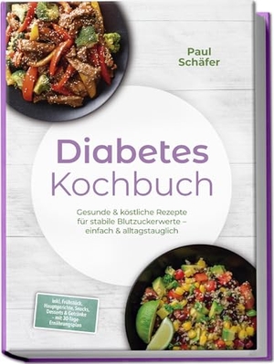 Schäfer, Paul. Diabetes Kochbuch: Gesunde & köstliche Rezepte für stabile Blutzuckerwerte - einfach & alltagstauglich- inkl. Frühstück, Hauptgerichte, Snacks, Desserts & Getränke - mit 30-Tage-Ernährungsplan. edition JT, 2025.