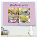 Handmade Seifen - Natur in Szene gesetzt (hochwertiger Premium Wandkalender 2024 DIN A2 quer), Kunstdruck in Hochglanz