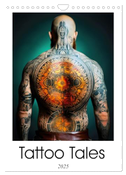 Tattoo Tales (Wall Calendar 2025 DIN A4 portrait), CALVENDO 12 Month Wall Calendar