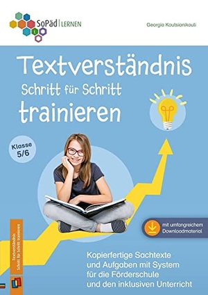 Koutsianikouli, Georgia. Textverständnis Schritt für Schritt trainieren - Kopierfertige Sachtexte und Aufgaben mit System für die Förderschule und den inklusiven Unterricht. Klasse 5/6. Verlag an der Ruhr GmbH, 2023.