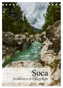 Soca - Sloweniens Smaragdfluss (Tischkalender 2025 DIN A5 hoch), CALVENDO Monatskalender