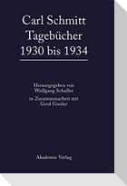 Carl Schmitt: Tagebücher 1930 bis 1934
