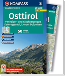 KOMPASS Wanderführer Osttirol, Venediger- und Glocknergruppe, Defereggental, Lienzer Dolomiten, 50 Touren mit Extra-Tourenkarte