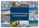 Winterstimmungen in Deutschland (Wandkalender 2024 DIN A4 quer), CALVENDO Monatskalender