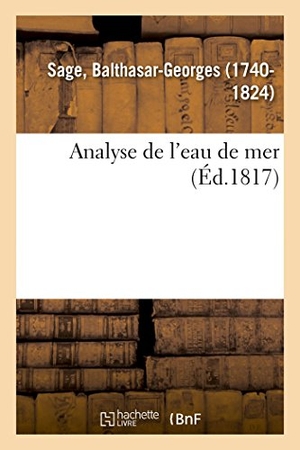 Sage-B. Analyse de l'Eau de Mer. Hachette Livre, 2018.
