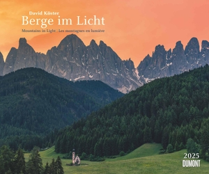 DUMONT Kalender (Hrsg.). Berge im Licht 2025 - Wandkalender 60,0 x 50,0 cm - Spiralbindung. Neumann Verlage GmbH & Co, 2024.