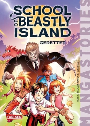 Tielmann, Christian. School of Beastly Island - Band 2 - Gerettet - Manga-Stories  | Lustige Abenteuer-Fantasy für Jungen und Mädchen ab 10 Jahren mit vielen Manga-Illustrationen und kurzen Kapiteln. Carlsen Verlag GmbH, 2025.