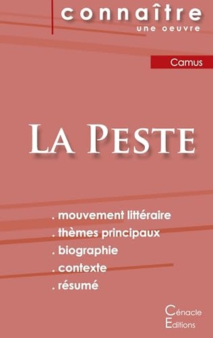 Camus, Albert. Fiche de lecture La Peste de Albert Camus (Analyse littéraire de référence et résumé complet). Les éditions du Cénacle, 2026.