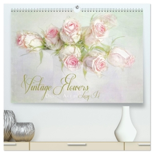 Pe, Lizzy. Vintage Flowers (hochwertiger Premium Wandkalender 2024 DIN A2 quer), Kunstdruck in Hochglanz - Digitale Fotokunst, mit viel Liebe zum Detail gestaltet.. Calvendo, 2023.