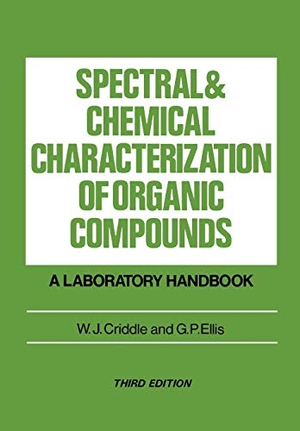 Criddle / Ellis. Spectral   Chemical Characterisation 3e. John Wiley & Sons, 1990.