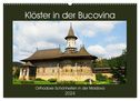 Klöster in der Bucovina (Wandkalender 2024 DIN A2 quer), CALVENDO Monatskalender