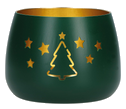 Weihnachten. Windlicht aus Metall