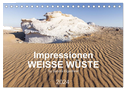 Impressionen - Weiße Wüste (Tischkalender 2024 DIN A5 quer), CALVENDO Monatskalender