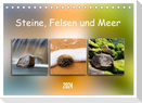 Steine, Felsen und Meer (Tischkalender 2024 DIN A5 quer), CALVENDO Monatskalender