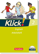 Klick! Englisch 2: 6. Schuljahr. Arbeitsheft mit Hör-CD