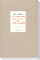Bargfelder Ausgabe. Werkgruppe I. Romane, Erzählungen, Gedichte, Juvenilia